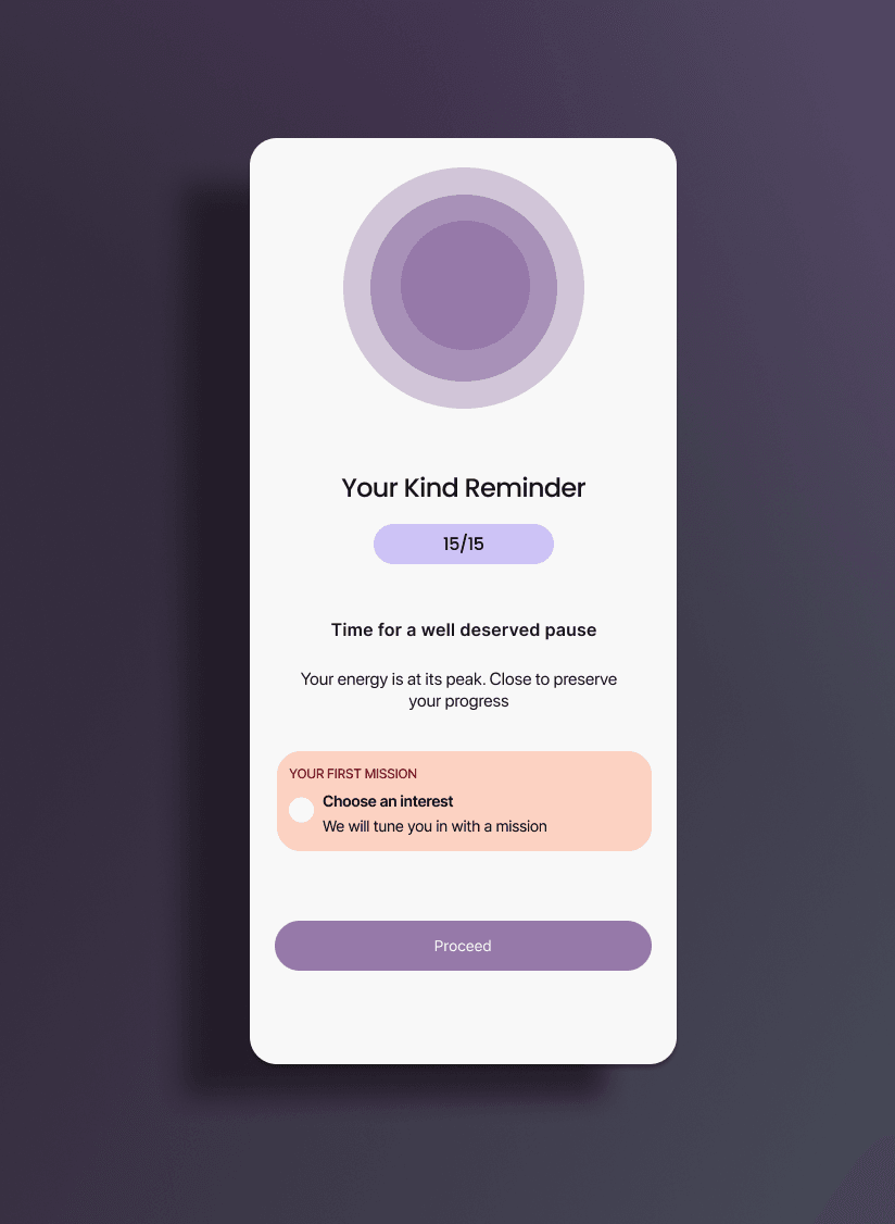 The Offline Exit & Artefacts before design iteration