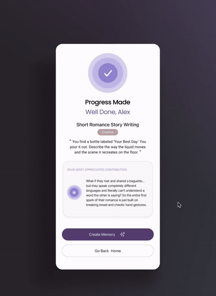 Non-Competitive Environment after design iteration