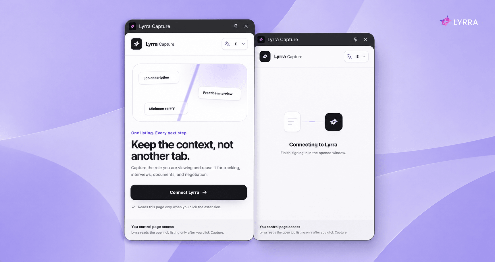 LYRRA CAPTURE project preview
