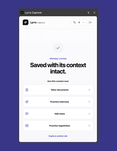 Capture once, reuse throughout the process after design iteration
